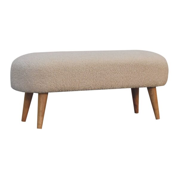 Boucle Hallway Bench - Image 3