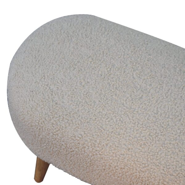 Boucle Hallway Bench - Image 6
