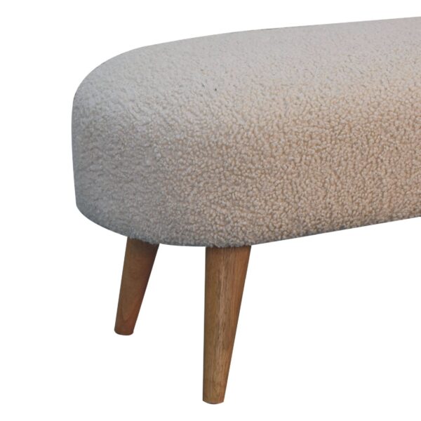 Boucle Hallway Bench - Image 8