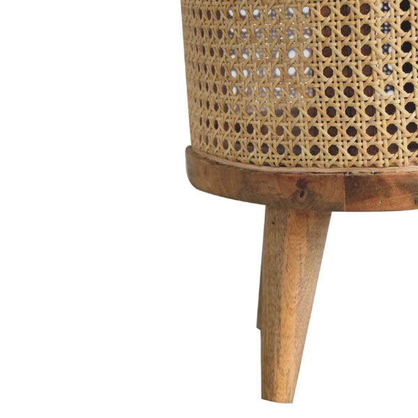 Cream Boucle Larissa Footstool - Image 6