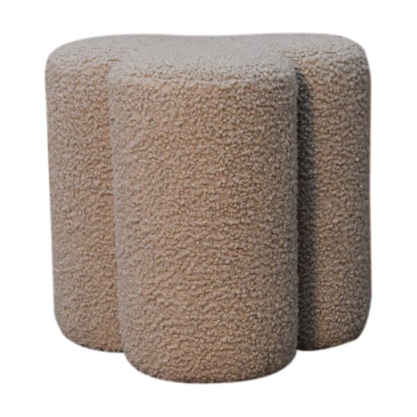 Mud Boucle Clover Footstool - Image 2