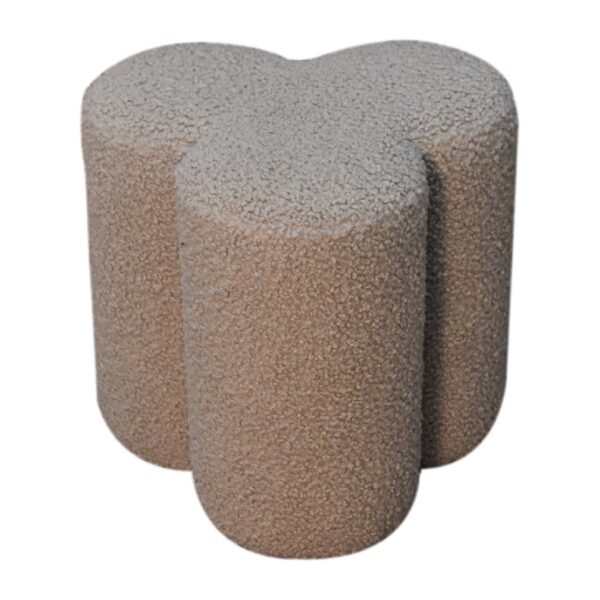 Mud Boucle Clover Footstool - Image 3