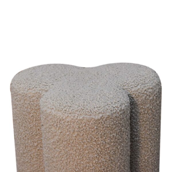 Mud Boucle Clover Footstool - Image 5