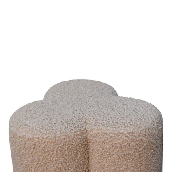 Mud Boucle Clover Footstool - Image 6