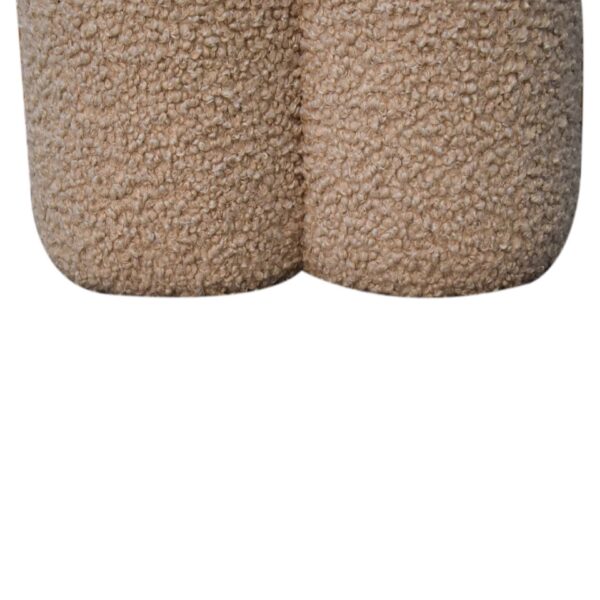 Mud Boucle Clover Footstool - Image 7