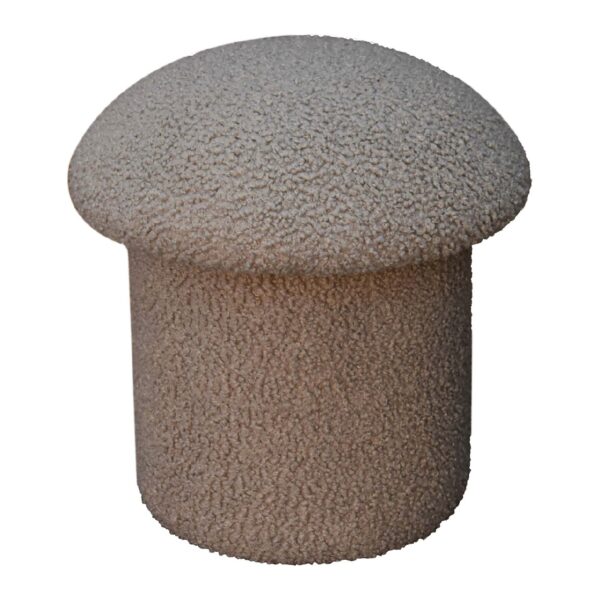 Mud Boucle Mushroom Footstool - Image 2