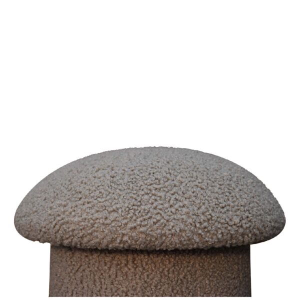 Mud Boucle Mushroom Footstool - Image 3