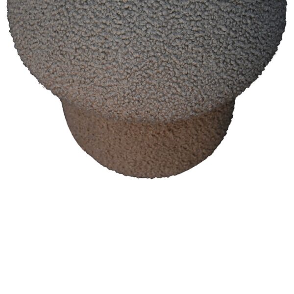 Mud Boucle Mushroom Footstool - Image 4