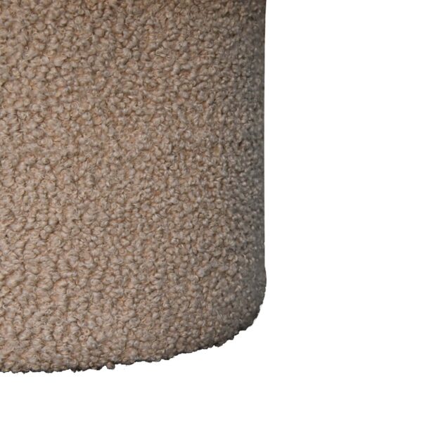 Mud Boucle Mushroom Footstool - Image 6