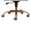 White Boucle Swivel Chair - Image 7