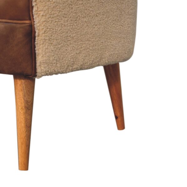 Boucle Cream Buffalo Armchair - Image 7