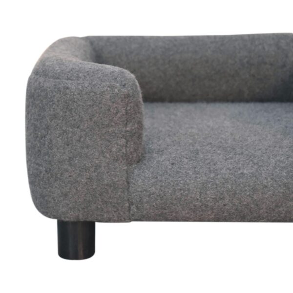 Mini Battleship Tweed Pet Sofa Bed - Image 4