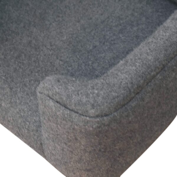 Mini Battleship Tweed Pet Sofa Bed - Image 5