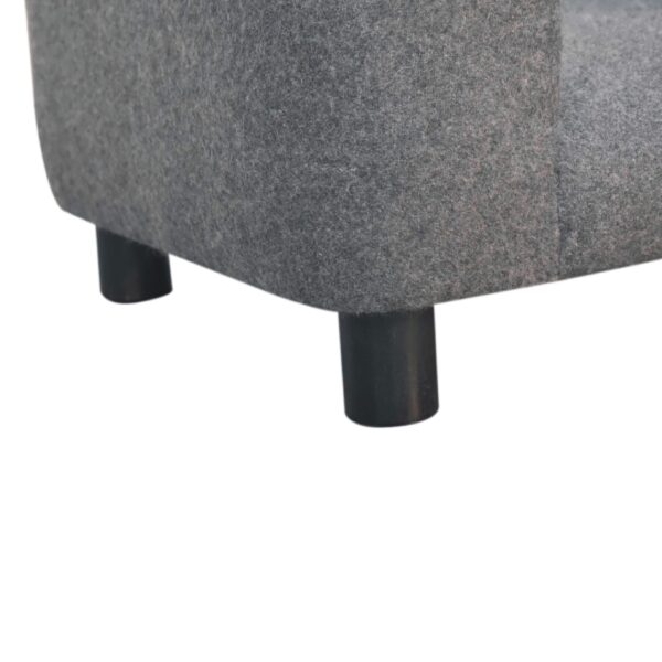 Mini Battleship Tweed Pet Sofa Bed - Image 7