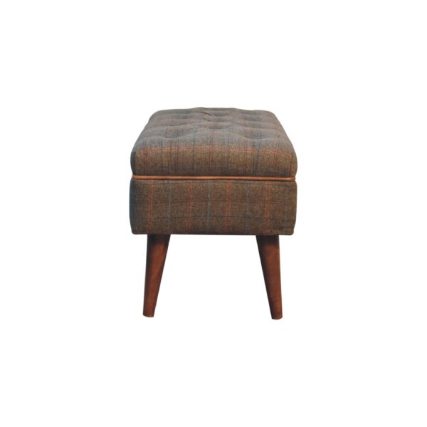Multi Tweed Buffalo Pipe Bench - Image 7