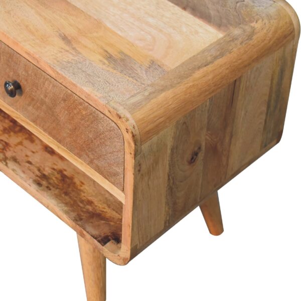Reverse Curve Oak-ish Media Unit - Image 5