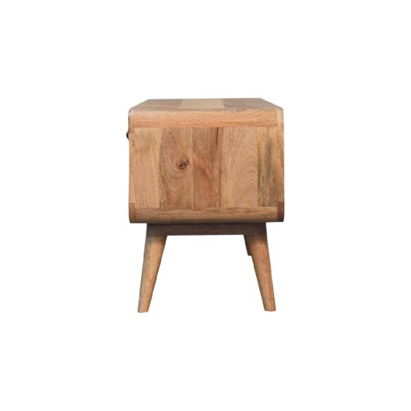 Reverse Curve Oak-ish Media Unit - Image 7