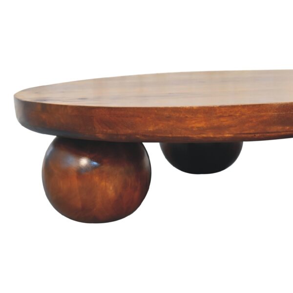 Chestnut Central Ball Table - Image 5