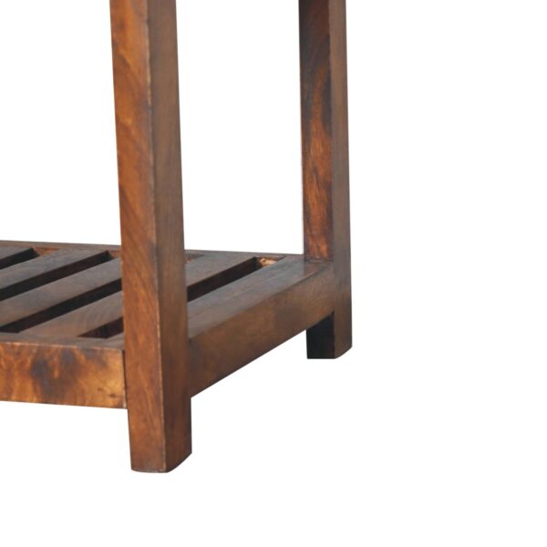 Buffalo Slatted Hallway Bench - Image 7