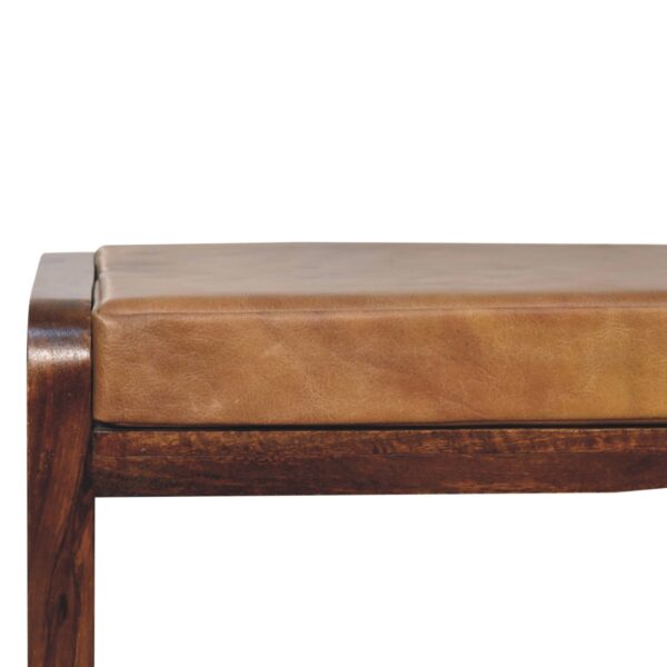 Small Buffalo Slatted Hallway Bench - Image 4