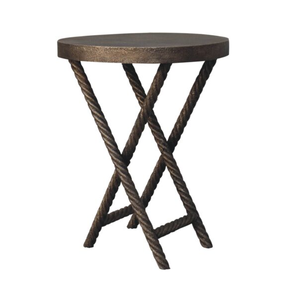 Metallic Rope Side Table - Image 2