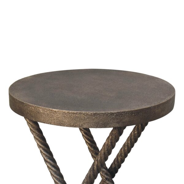 Metallic Rope Side Table - Image 4