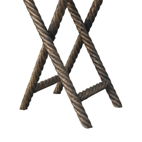 Metallic Rope Side Table - Image 7