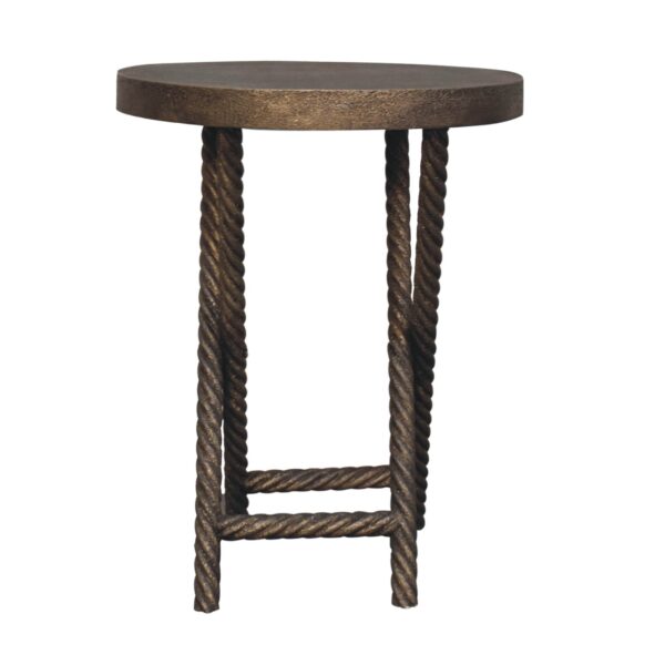 Metallic Rope Side Table - Image 8