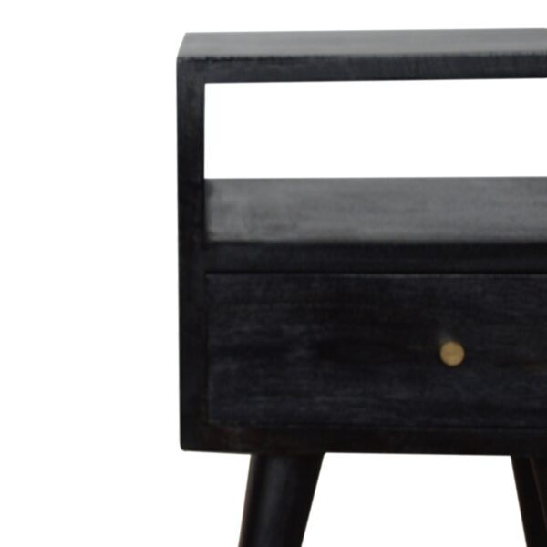 Mini Ash Black Bedside - Image 4