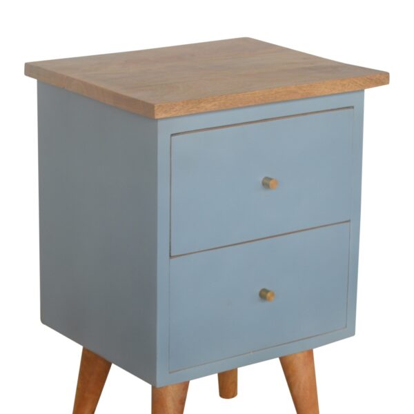 Blue Hand Painted Bedside - Image 5