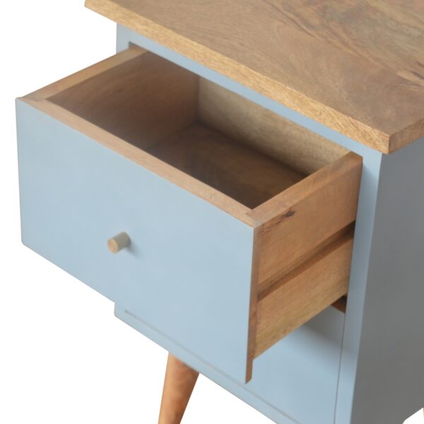 Blue Hand Painted Bedside - Image 3