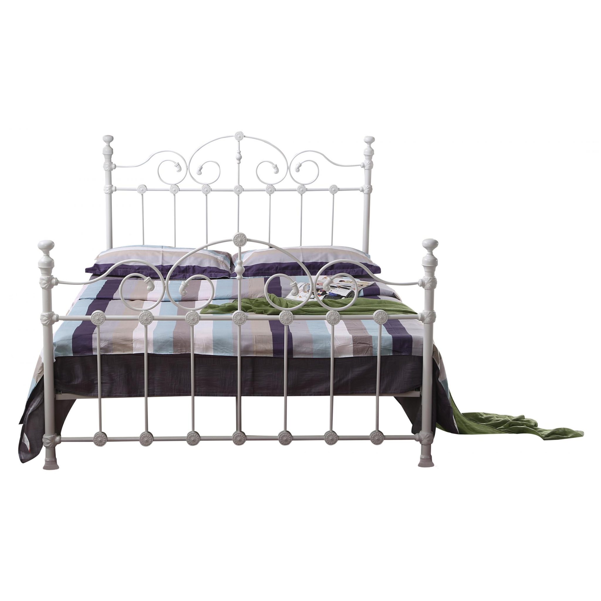 Inglewood King Size Bed White - Image 2