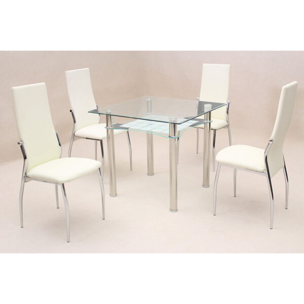 Jazo Dining Table Chrome - Image 2