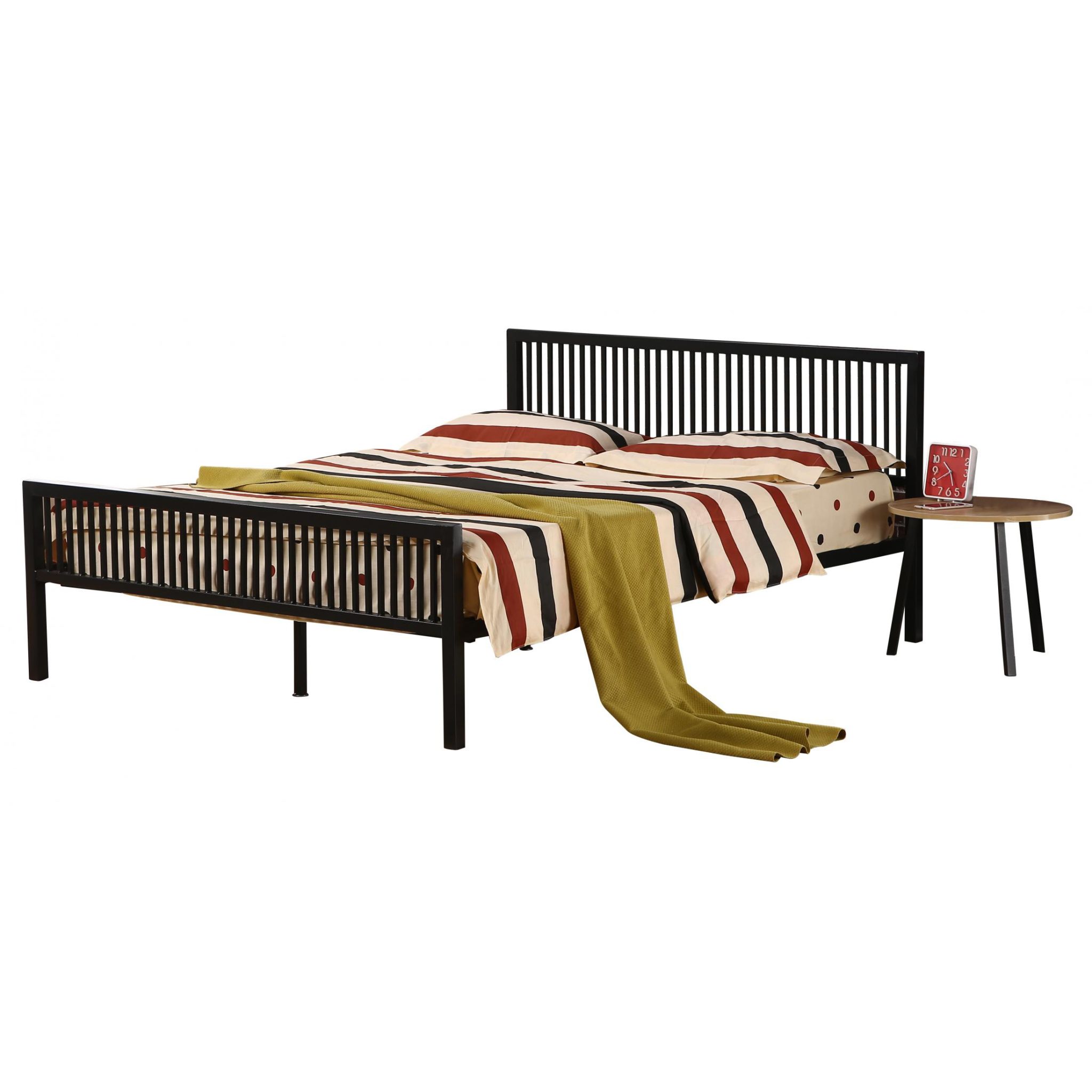Karachi Double Bed Black - Image 2