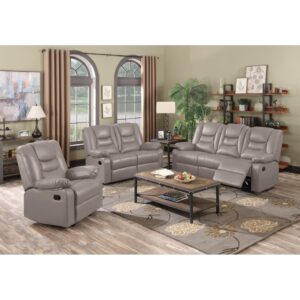 Kirk Recliner Bonded PU 1 Seater - Cappuccino