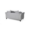Linton Fabric Sofa 2S Grey - Image 2