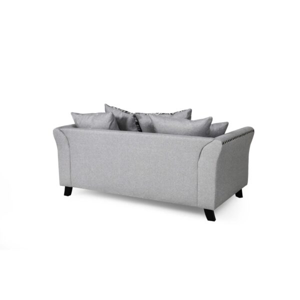Linton Fabric Sofa 2S Grey - Image 2
