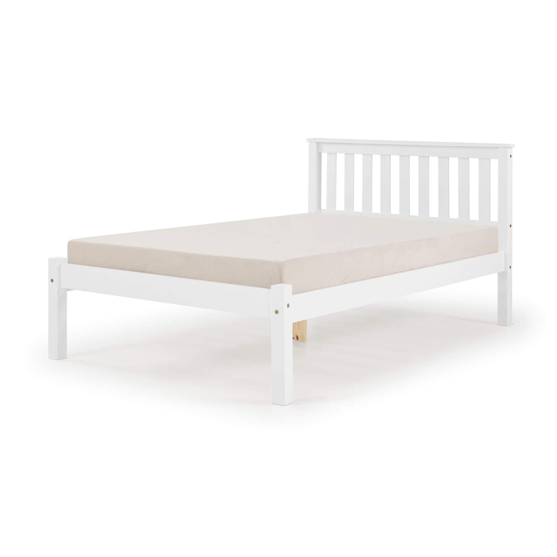 Manila LFE Pine Bed 4 Foot White - Image 2