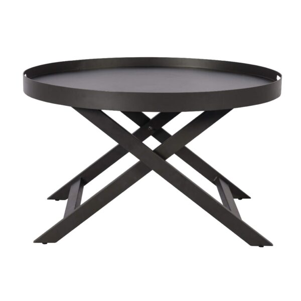Meridon Metal Coffee Table Grey - Image 3
