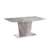 Rosebank Marble Effect Dining Table with Stainless Steel Base - Image 2