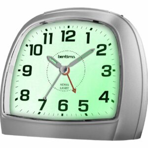 Acctim Sensa Light Three sweep Alarm Clock - Silver - 14697