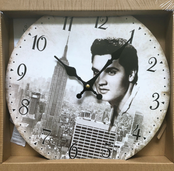 HOMETIME Elvis Iconic Collection Wall Clock 30cm - Image 2