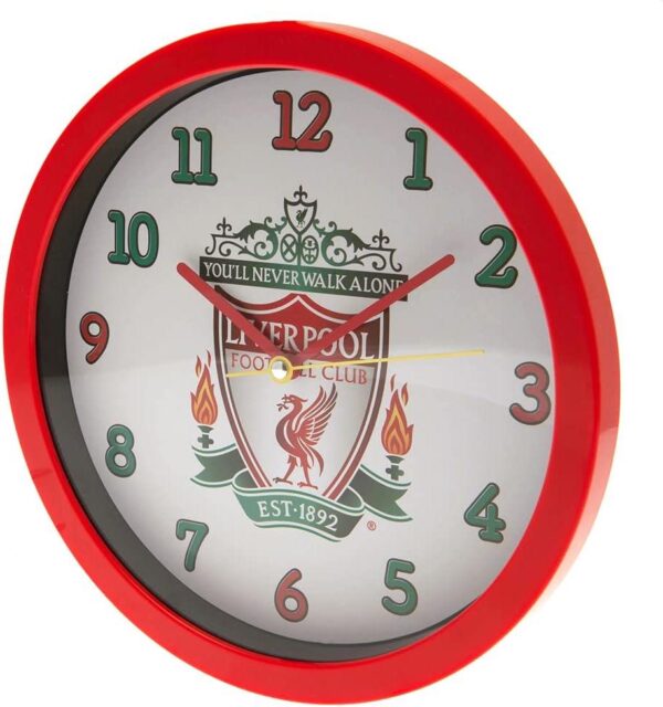 Liverpool Football Club Wall Clock, Multicoloured LFC3000 25CM - Image 2