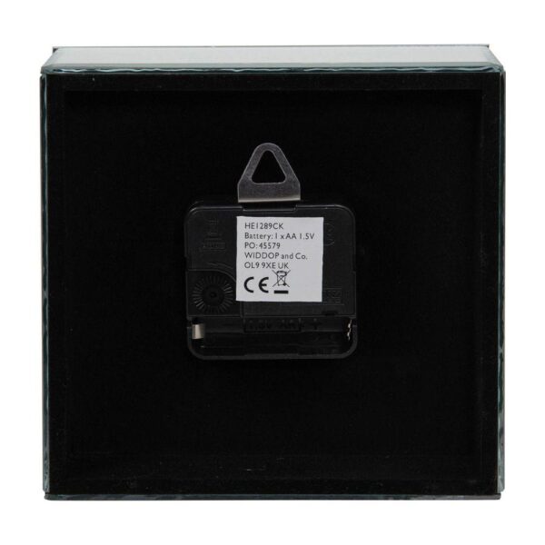 Hestia Crystal Border 15cm Mantel Clock HE1289CK - Image 3