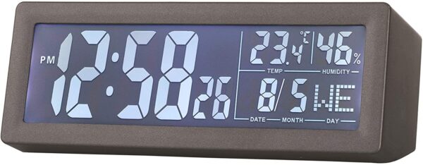 Acctim Karminski Digital Alarm Clock in Grey - 16007 - Image 2