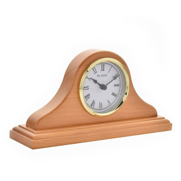 Wm.Widdop Wooden Mantel Clock Napoleon - Image 2
