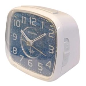 Champion Supalite Light/Snooze with Silent Sweep Alarm Clock White