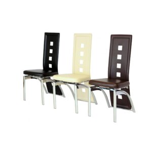 San Francisco Phoenix Chair Chrome - Cream