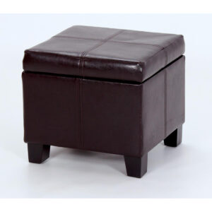 Stella Ottoman PU - Brown