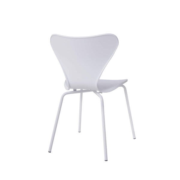 Sienna Plastic (PP) Chairs with Metal legs White (4s) - Image 5